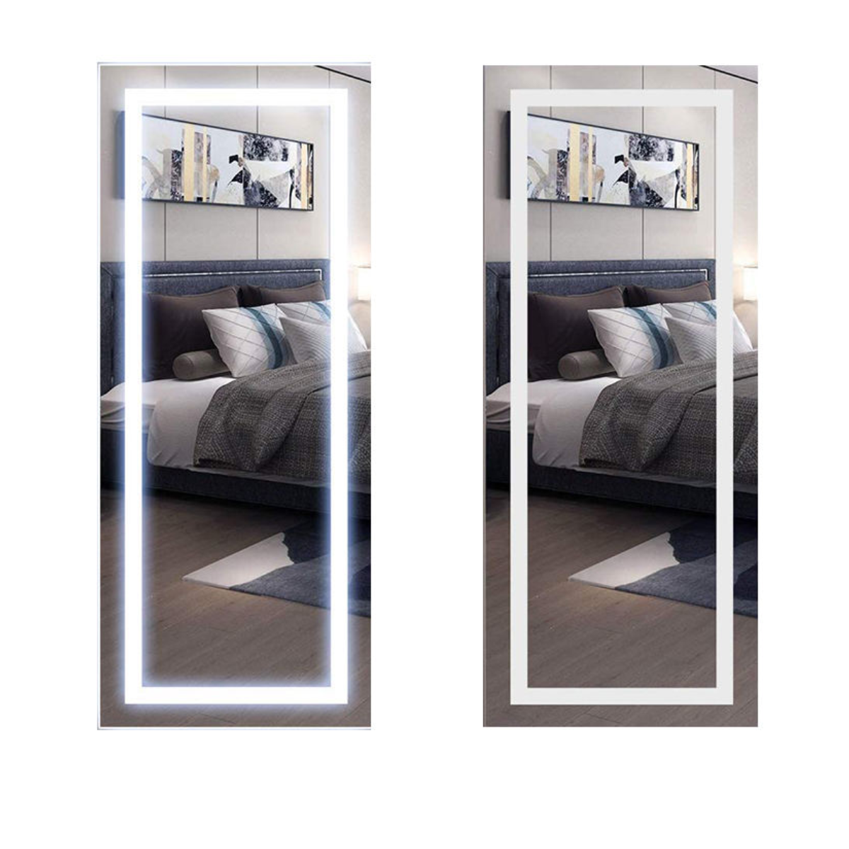 Full-Length Duo Standing Mirror
